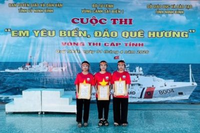 TRƯỜNG THCS HẢI NINH THAM GIA VÒNG CHUNG KẾT CẤP TỈNH CUỘC THI “EM YÊU BIỂN, ĐẢO QUÊ HƯƠNG” NĂM 2026